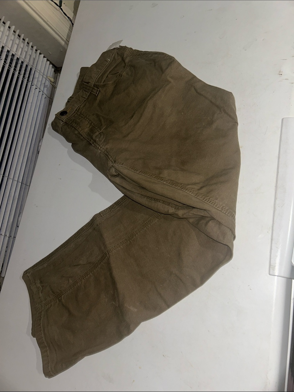 Ariat Men's Khaki Cotton Chinos - Brown